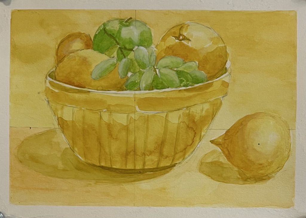 Yellow Fruit Bowl
